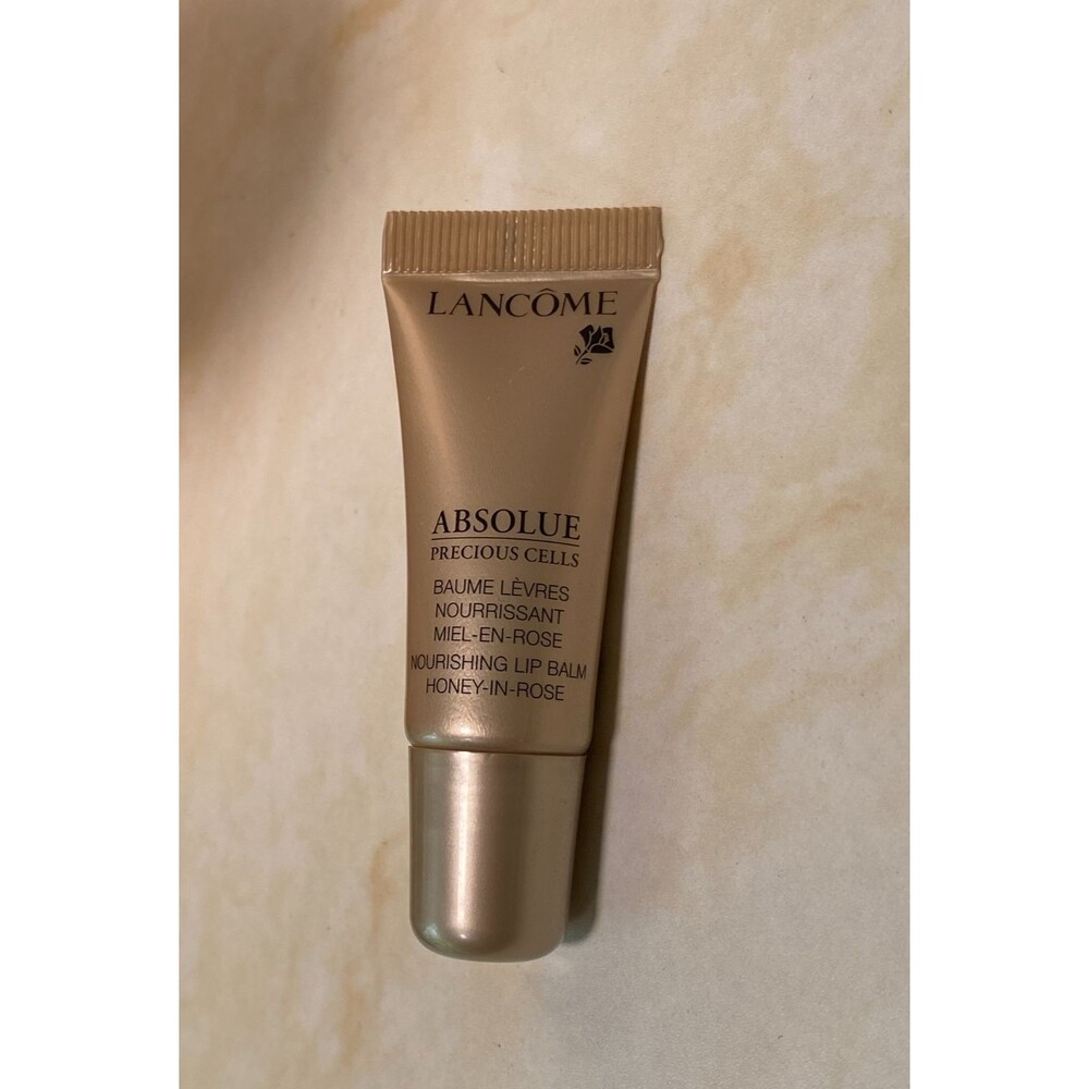 NEW Lancome Absolue Precious Cell Nourishing Lip Balm Honey in Rose 0.16 oz/5 ml